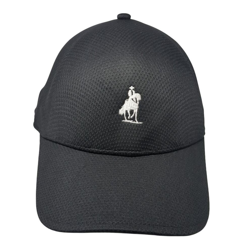 Level Wear Fitted Baseball Cap Black One Size Lightweight Embroidered 6 Panel